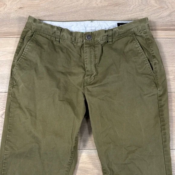 Bonobos Men's Olive Green Original Chinos- Athletic Fit - Picture 2 of 15
